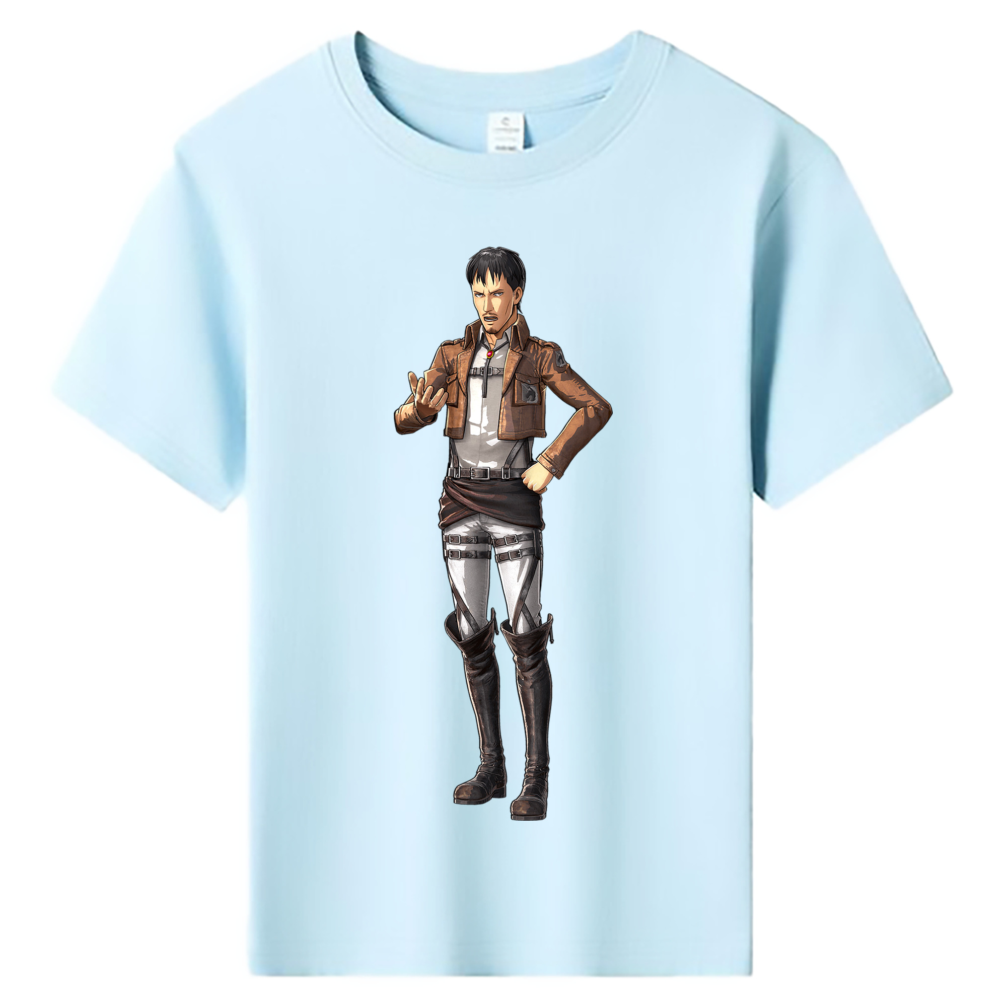 （画像用） 進撃の巨人 Attack on Titan 綿100％キッズTシャツ（フロントプリント）